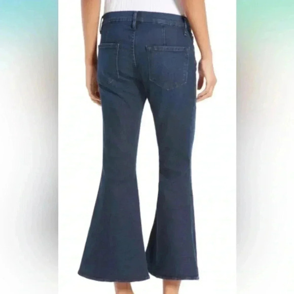 [W30Inseam26] Frame Le Bell Dark Washed High Rise Cropped  Jeans - Picture 3 of 14